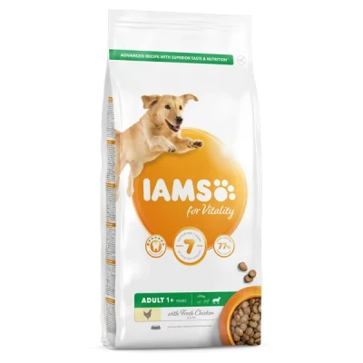 Image of IAMS Complete Dry Dog Food for Adult 1+ Large Breeds with Chicken 12 kg