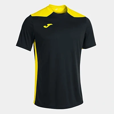 Image of Joma Championship Vi Men&#039;s T Shirt Black Yellow