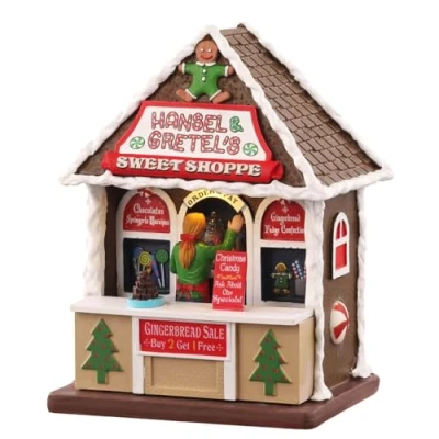 Image of Lemax Hansel &amp; Gretel&#039;s Sweet Shoppe, B/o (3v)
