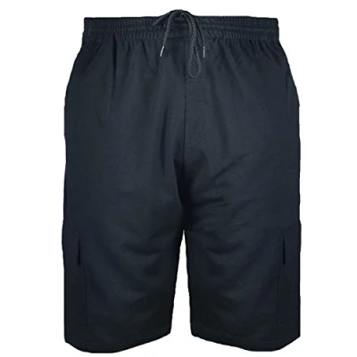 Image of Big Mens Black Hoss Cargo Shorts Lightweight Tall Clothing 2XL 3XL 4XL 5XL 6XL 7XL 8XL, Size :