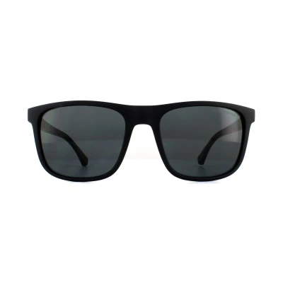 Image of Sunglasses Emporio armani Ea4129 col. 504287 Man Square Black