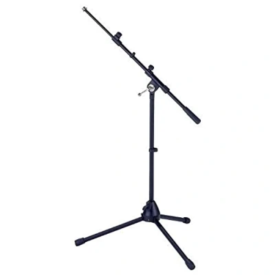 Image of Adam Hall Stands S 9 B Microphone Stand with Boom Arm, Small