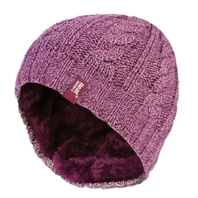Image of HEAT HOLDERS Ladies Original Thermal Winter Warm Hat One Size (Rose)