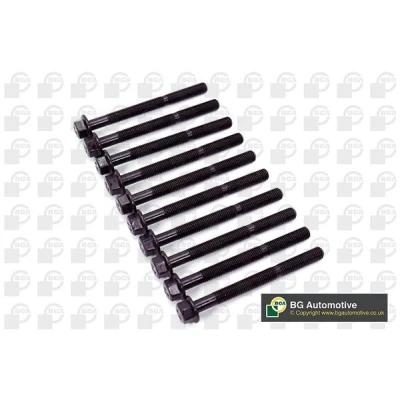 Image of 1549981, 154998110x, 1549981x10, W302939, W30293910x Cylinder Head Bolt Kit BGA BK6327 Male Hex 10 FIAT: Cinquecento, Panda III Hatchback