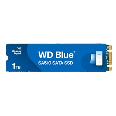 Image of WD Blue SA510 1TB, M.2 SATA SSD, up to 560 MB/s, Includes Acronis True Image for Western Digital, Disk &amp; Cloning Migration, Flexible backup recovery, ransomware protection