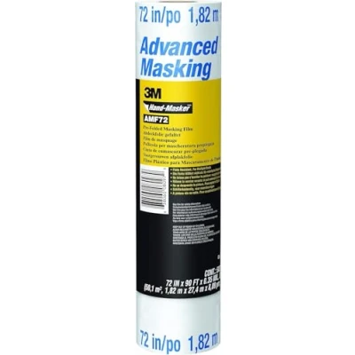 Image of 3M Hand Masker Advanced Masking Film 1 Roll 1,82 m x 27,4 Protects Surfaces from Paint Splatters