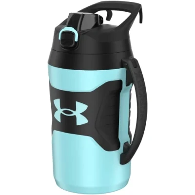 Image of Under Armour Half Gallon Water Bottle Insulated, 64oz Insulated with Handle, Sports Jug, Fence Hook, Leak Resistant, for Baseball, Football &amp; More