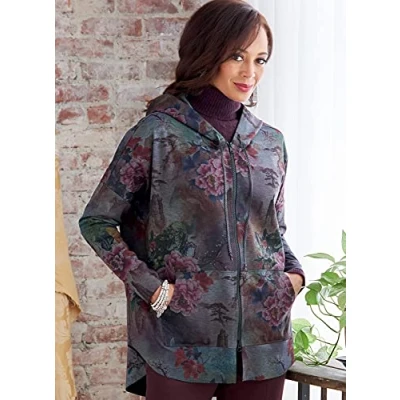 Image of BUTTERICK B6863A Misses&#039; Jacket Katherine Tilton A (XS S M L XL XXL)