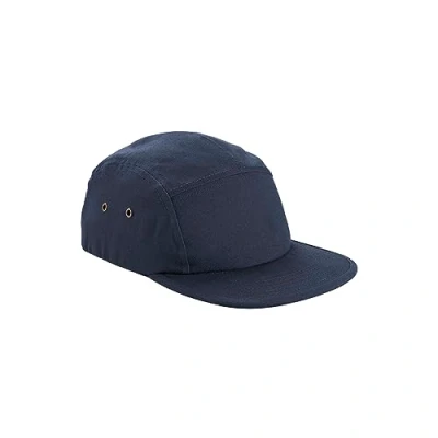 Image of Beechfield Unisex B654.NAV Canvas 5 Panel Cap One Size