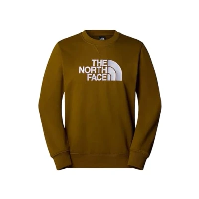 Image of THE NORTH FACE Men&#039;s Drew Peak Crew Sweatshirt, Moss Green, XS