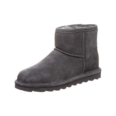 Image of Bearpaw Alyssa, Women&#039;s Slouch Boots, Grey (Charcoal 030), 4 UK (37 EU)