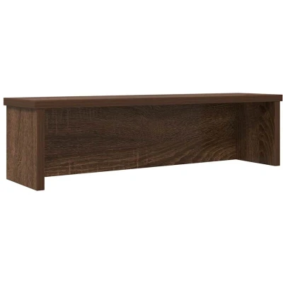 Image of vidaXL Kitchen Rack Stackable Brown Oak 60x15x16 cm Engineered Wood