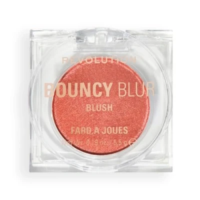 Image of Revolution Bouncy Blur Blush, Cheek &amp; Lip Makeup, Buildable Blurring Formula, Paprika Pop Soft Bronze, Vegan Cruelty Free