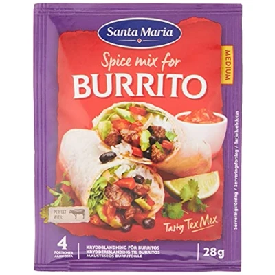 Image of Santa Maria Burrito Seasoning Spice Mix, 28 g