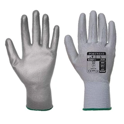 Image of Portwest PU Palm Glove Grey Large