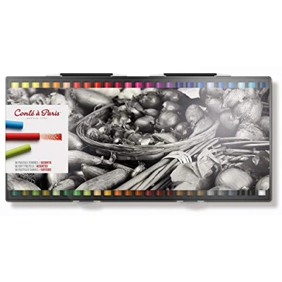 Image of Conté à Paris Soft Pastels Assorted Colours (Pack of 50)