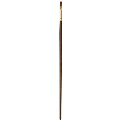 Image of Winsor &amp; Newton 5504004 Monarch Brush Filbert No. 4 5.8 mm, Professional Synthetic Hair for Oil or Acrylic Paints