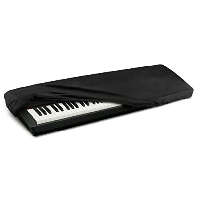 Image of HQRP Elastic Dust Cover w/Bag for Yamaha PSR E353 / PSRE353 E253 PSRE253 E443 PSRE443 Electronic Keyboard Digital Piano + Coaster