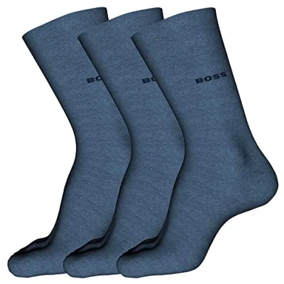 Image of BOSS 3PACK Socks, Men&#039;s, Size: 5.5 8, Blau