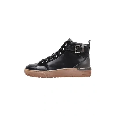 Image of Vitoria Calfskin Leather Women&#039;s Zip Up Trainers