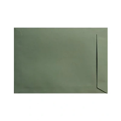 Image of Netuno Pack of 100 Envelopes DIN C5 Green 162 x 229 mm 110 g Design Eko Large A5 Eco Paper Coloured Peel and Seal without Window Recycling