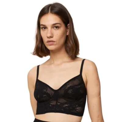 Image of Triumph Women&#039;s Smart Deco Bustier Bra, Black, 2