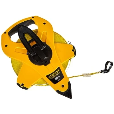 Image of Stanley 2 34 775 60m PowerWinder Open Frame Fibreglass Long Tape