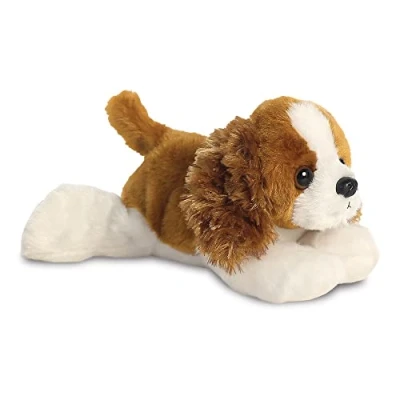 Image of AURORA, 31712, Mini Flopsies Charles the Spaniel Dog, 8In, Soft Toy, Brown and White