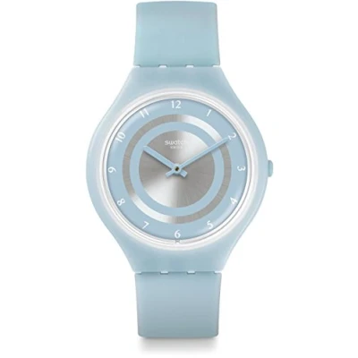 Image of Swatch Unisex Digital Quartz Watch with Silicone Strap SVOS100