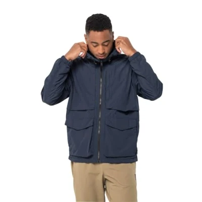 Image of Jack Wolfskin Men&#039;s Lightsome Hiking Jacket M Softshell, Night Blue,
