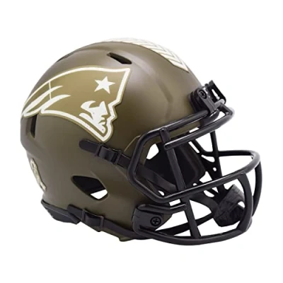 Image of Riddell Speed Mini Football Helmet SALUTE Patriots