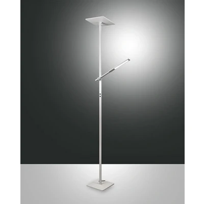 Image of Ideal LED Integrated Floor Lamp White Glass