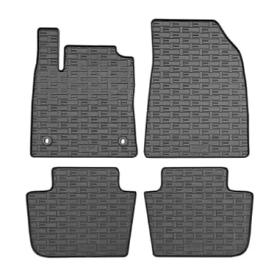 Image of AUTO STYLE Set of Rubber Mats Compatible with MG 4 (EV) 2022 (4 Piece + Mounting System)
