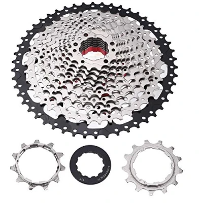 Image of RiToEasysports Bike Cassette,32/36/42/46T 9/10/11/12 Speed Freewheel Cassette Sprocket Replacement for Mountain Road Bicycle (12S 11 50T) Riding Racks And Storage Cycling Ride