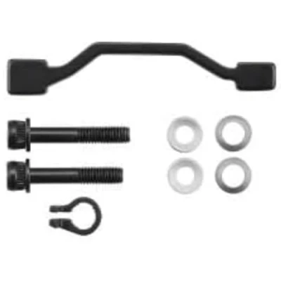 Image of SHIMANO Adapter for Post type calliper, 203mm fork mount to 220 mm rotor,Black