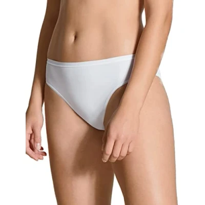 Image of CALIDA Women&#039;s Eco Sense Briefs Underwear, Opaque, White, 48 50