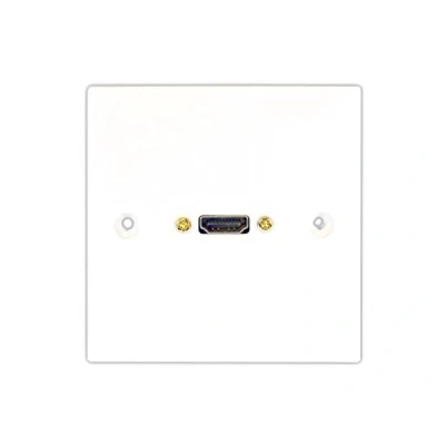 Image of C4A Single HDMI Wall Plate/Easy Connect Faceplate With socket/No soldering