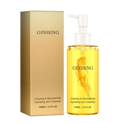 Image of Ginseng Niacinamide Facial Cleanser Whitening Brightening Face Wash Skin Care Cleansing Pores