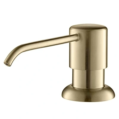 Image of Kraus Kitchen Soap and Lotion Dispenser, Brass, Spot Free Antique Champagne Bronze
