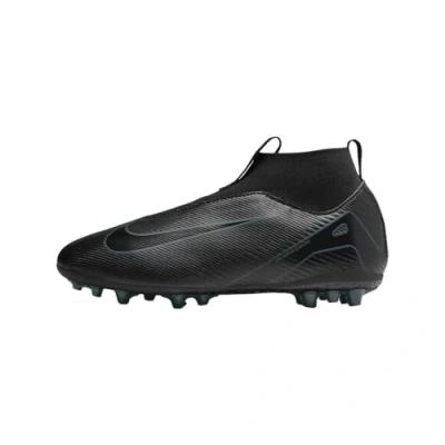 Image of NIKE JR Zoom Superfly 10 Academy AG Sneaker, Black Deep Jungle, 2 UK