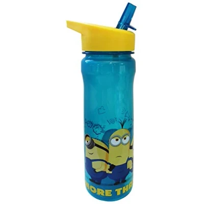 Image of Polar Gear 1325 1731 More Than a Minion Kids Drinks Bottle, polypropylene plastic, Turquoise, Yellow, 600ml