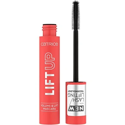 Image of Catrice Lift UP Volume &amp; Mascara, No. 010, Black, Volumizing, Swinging, Matte, Vegan, No Microplastic Particles, Nanoparticles Free, Perfume, Pack of 11 ml
