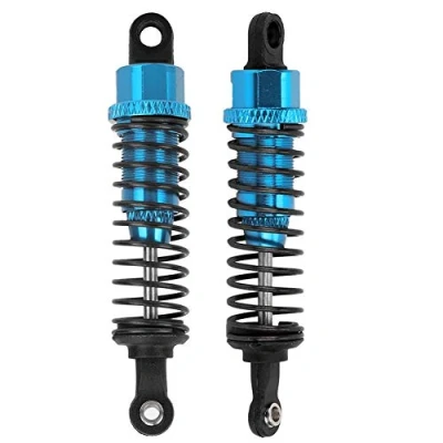 Image of Dilwe RC Car Shock Absorber, 1 Pair 70mm Metal Absorber Damper Durable &amp; Lightweight Replacement Accessory for 1:16 Model Spare Parts (Blue)