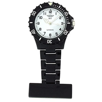 Image of Prince London PI 4010 Pocket Watch with Black Plastic Strap