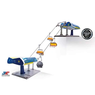 Image of Jaegerndorfer JaegerndorferJC84493 Electric Cableway Gipfelbahn Profiset, 1:32 Scale, Blue/Grey, Multi Color