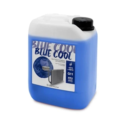 Image of ErrecHome Blue Cool, Coolant and Antifreeze 10C/+103C, Formulation with Nap Free inhibitor package, G11, Ready to Use, 5 Litre
