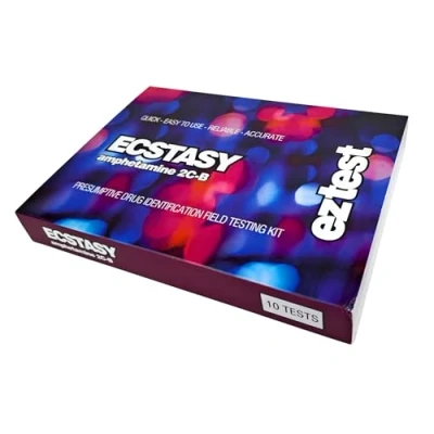 Image of EZ Test Kits for Ecstasy Impurity Presumptive Drug Safety Identification Testing Kit (10)