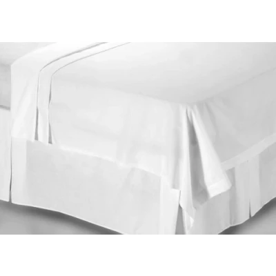 Image of Belledorm 400 Thread Count 100% Egyptian Cotton Flat Sheet Single Ivory
