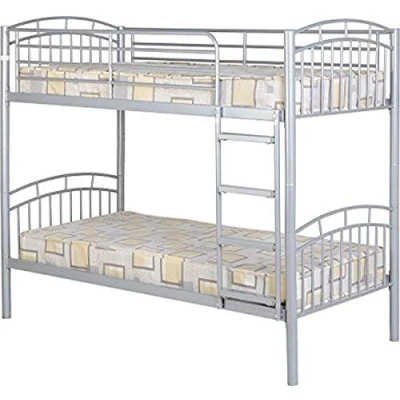 Image of Seconique Ventura 3&#039; Single Bunk Bed in Silver