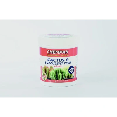 Image of Chempak Cactus &amp; Succulent Fertiliser Feed with High Phosphate, Very Water Soluble House Plant Food 1 x 200g Pack by Thompson and Morgan…